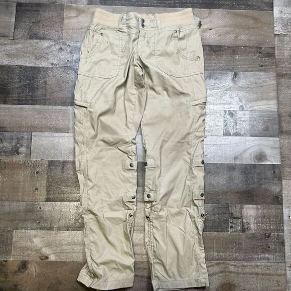 Athleta Women’s Size 6P Hiking Pants Tan Trekkie Petite Trail Outdoor Activewear - Picture 1 of 11